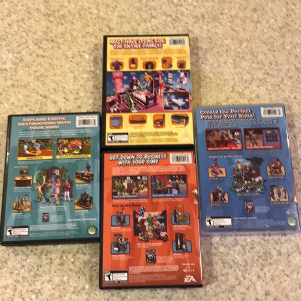 Sims Expansion Packs (4) PC-CD - Picture 2 of 10